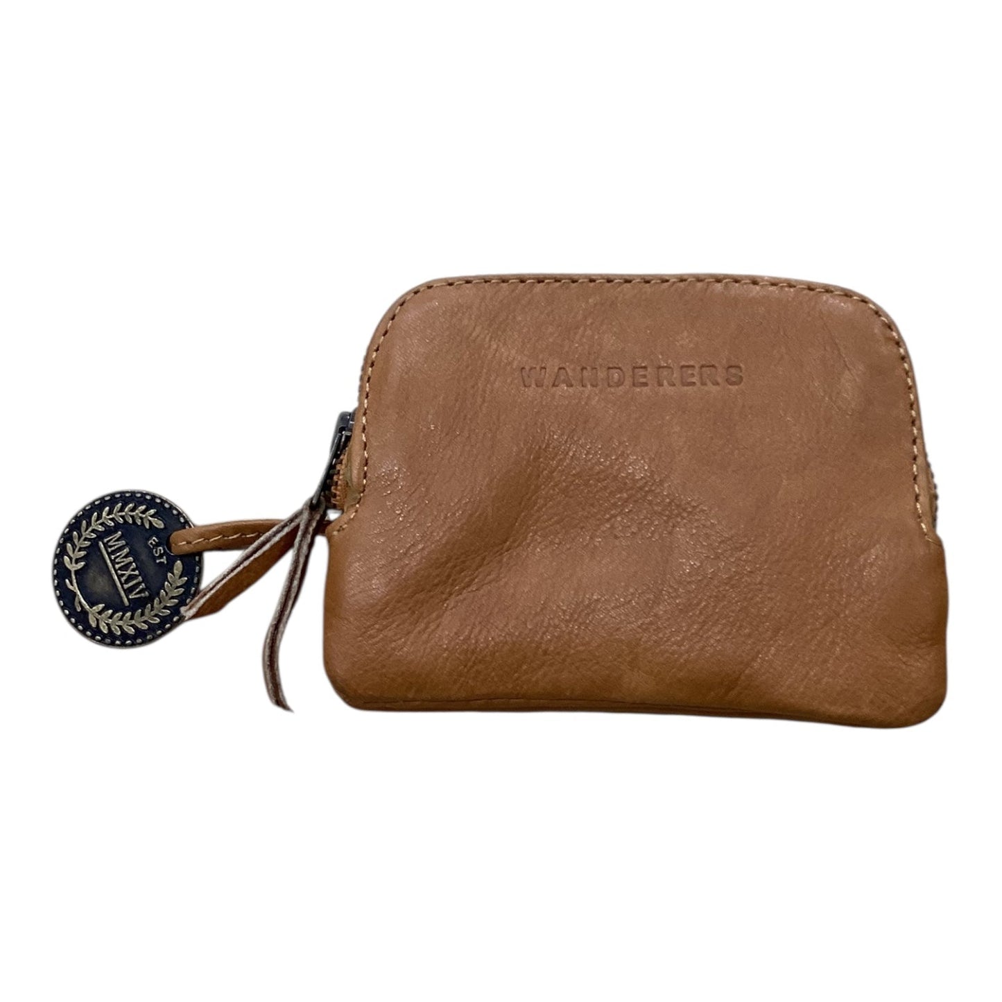 Wallet Leather By Cma In Brown, Size:Small