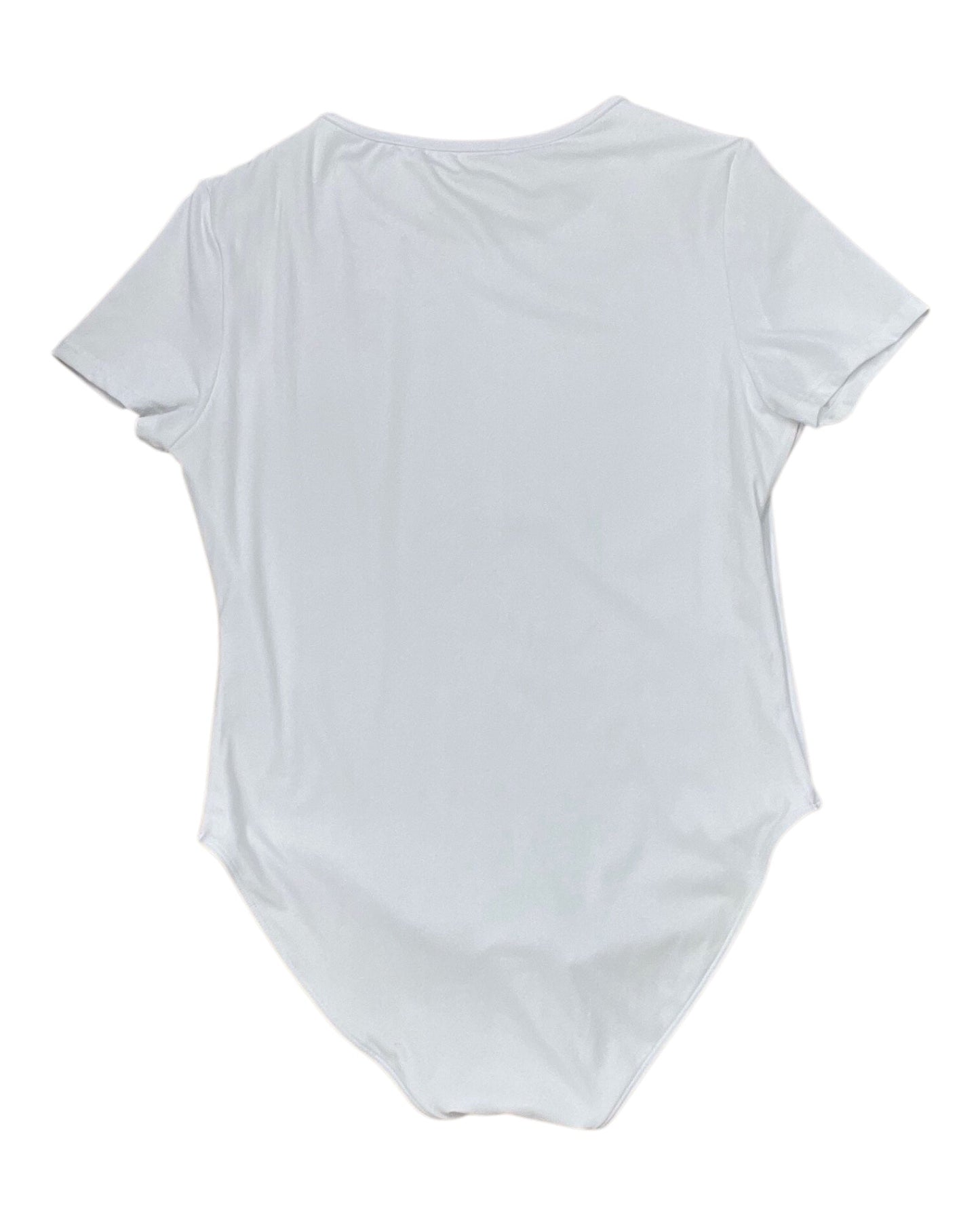 Bodysuit By Reoria In White, Size:Xl