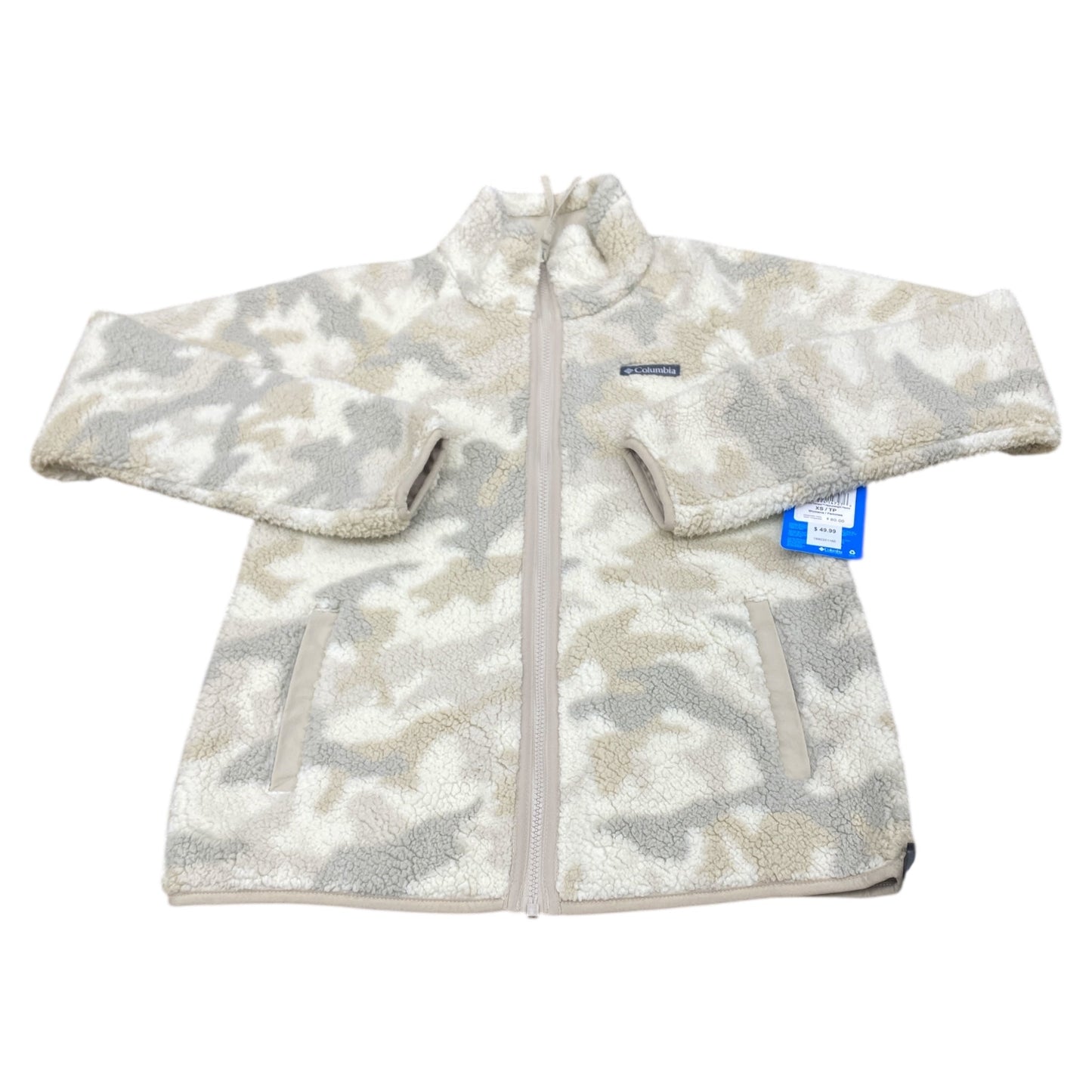 Jacket Faux Fur & Sherpa By Columbia In Multi, Size:Xs