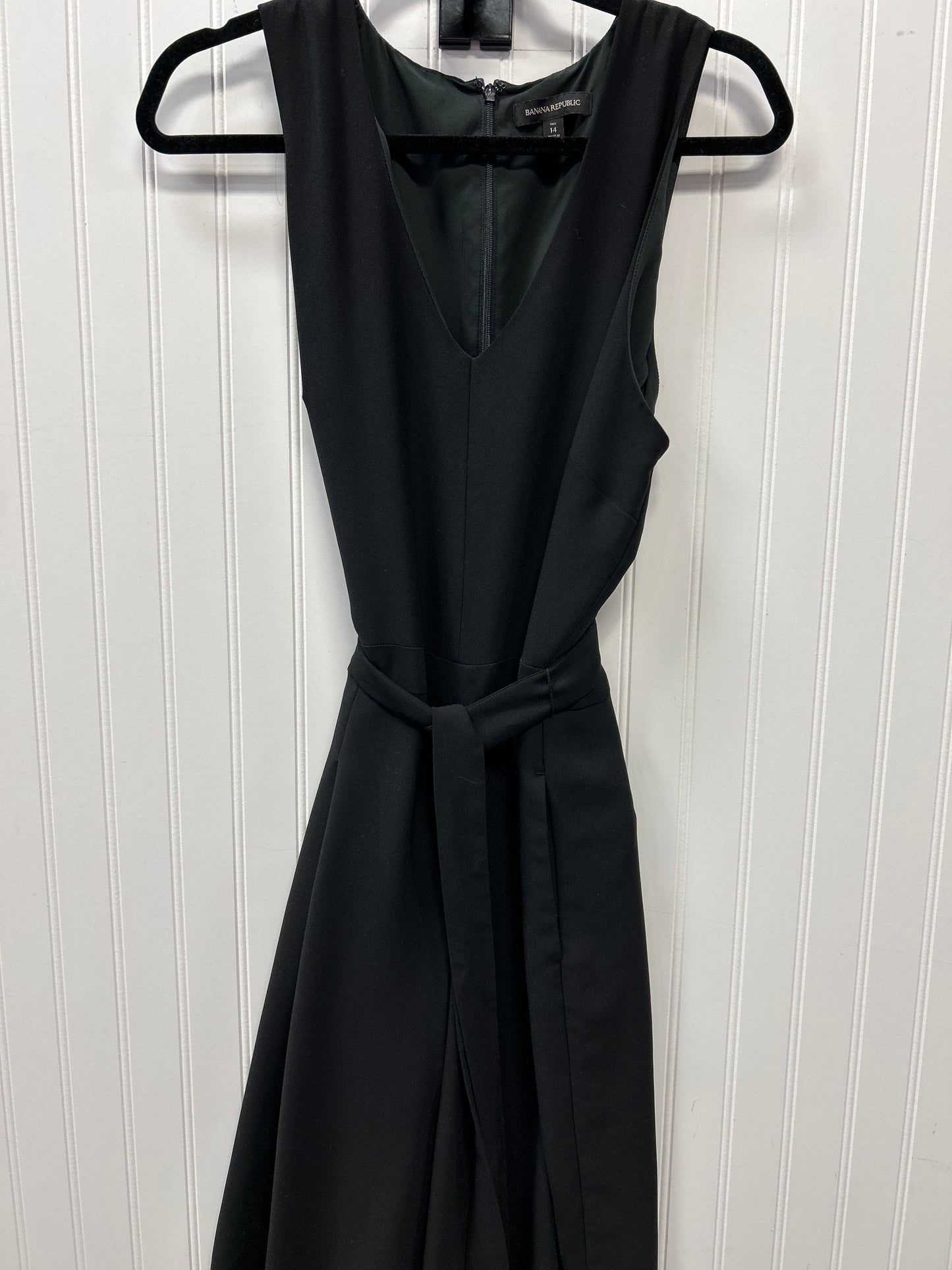 Jumpsuit By Banana Republic In Black, Size:14