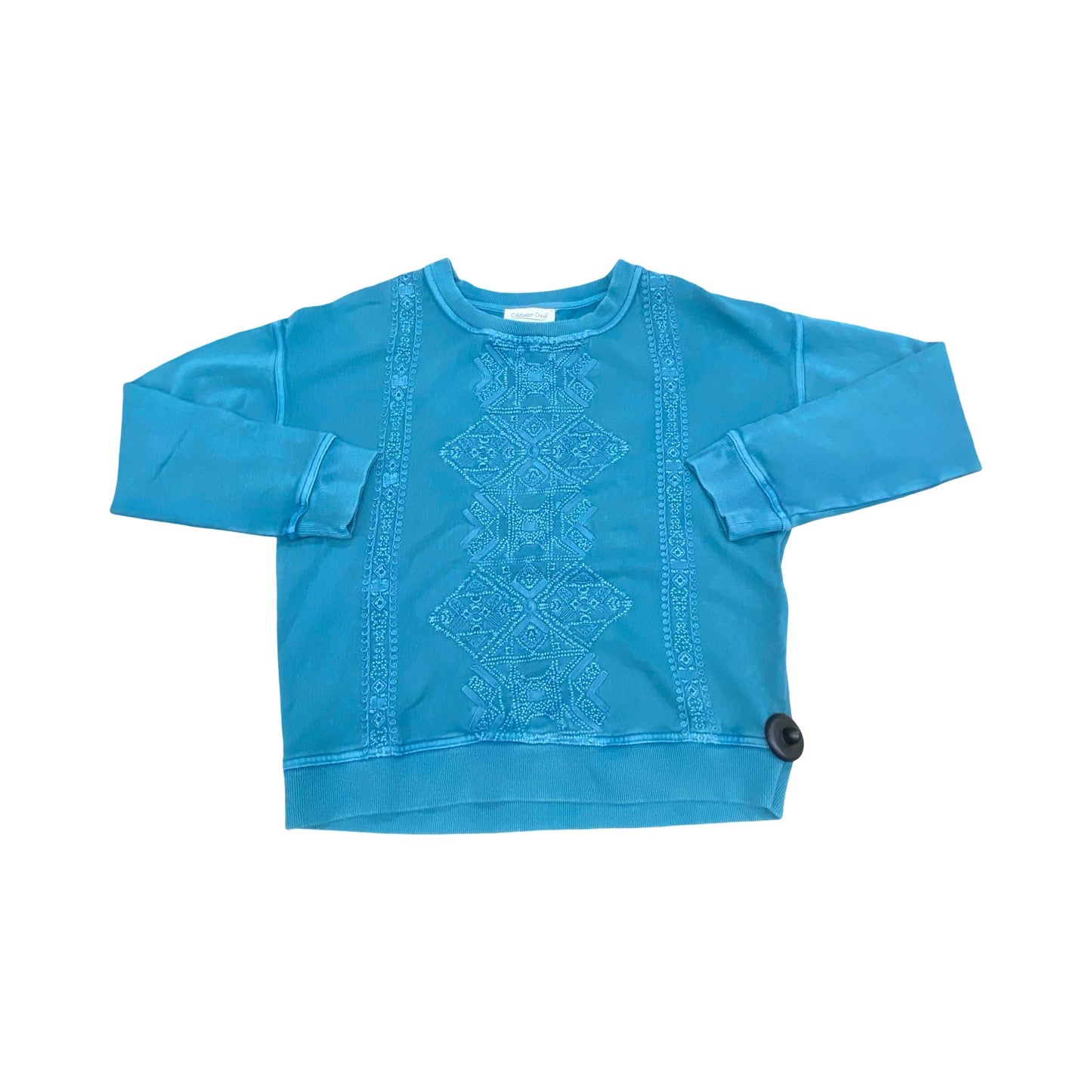 Sweatshirt Crewneck By Coldwater Creek In Teal, Size:S