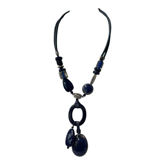 Necklace Statement By Chicos In Blue