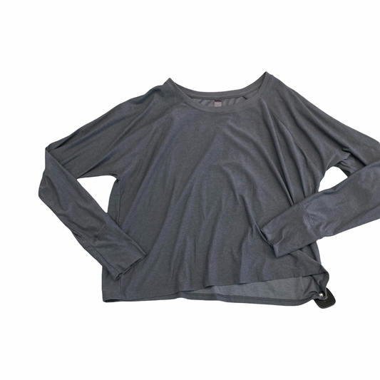 Athletic Top Ls Crewneck By Beyond Yoga In Grey, Size:M