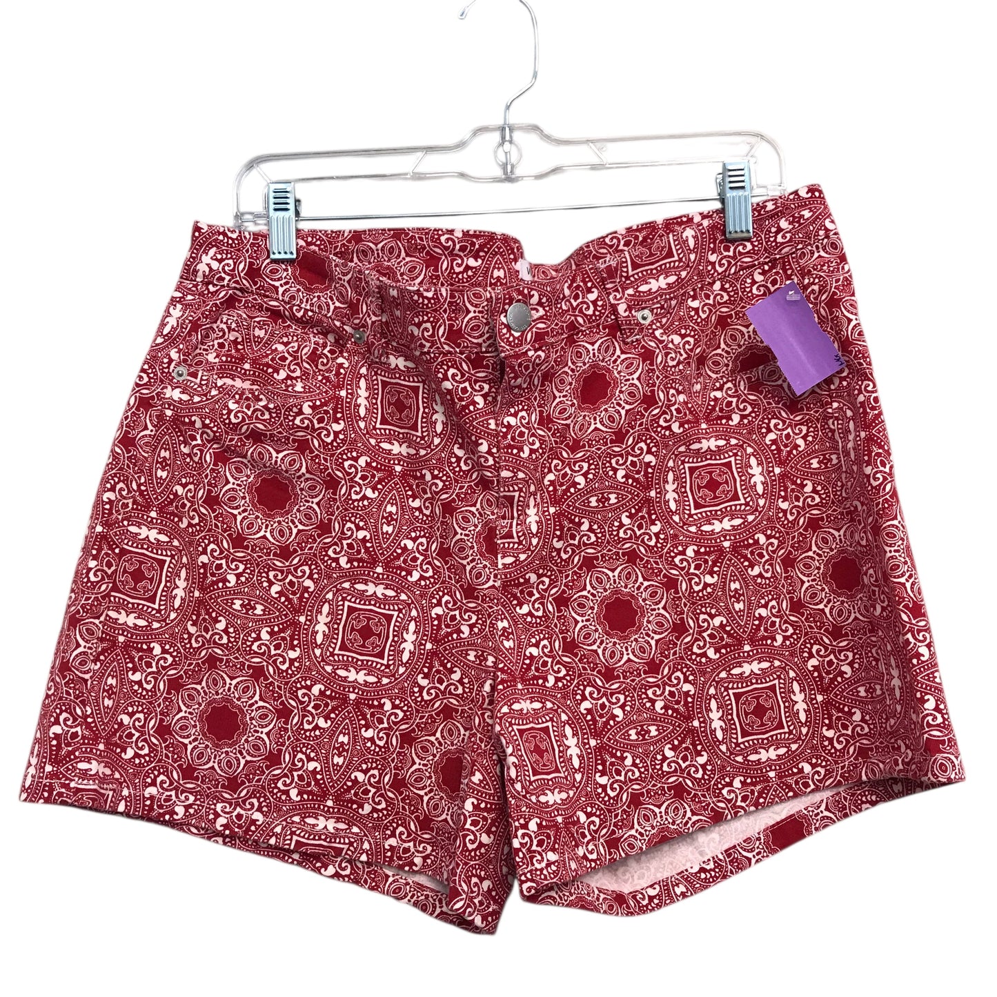 Shorts By Westport In Red & White, Size:12
