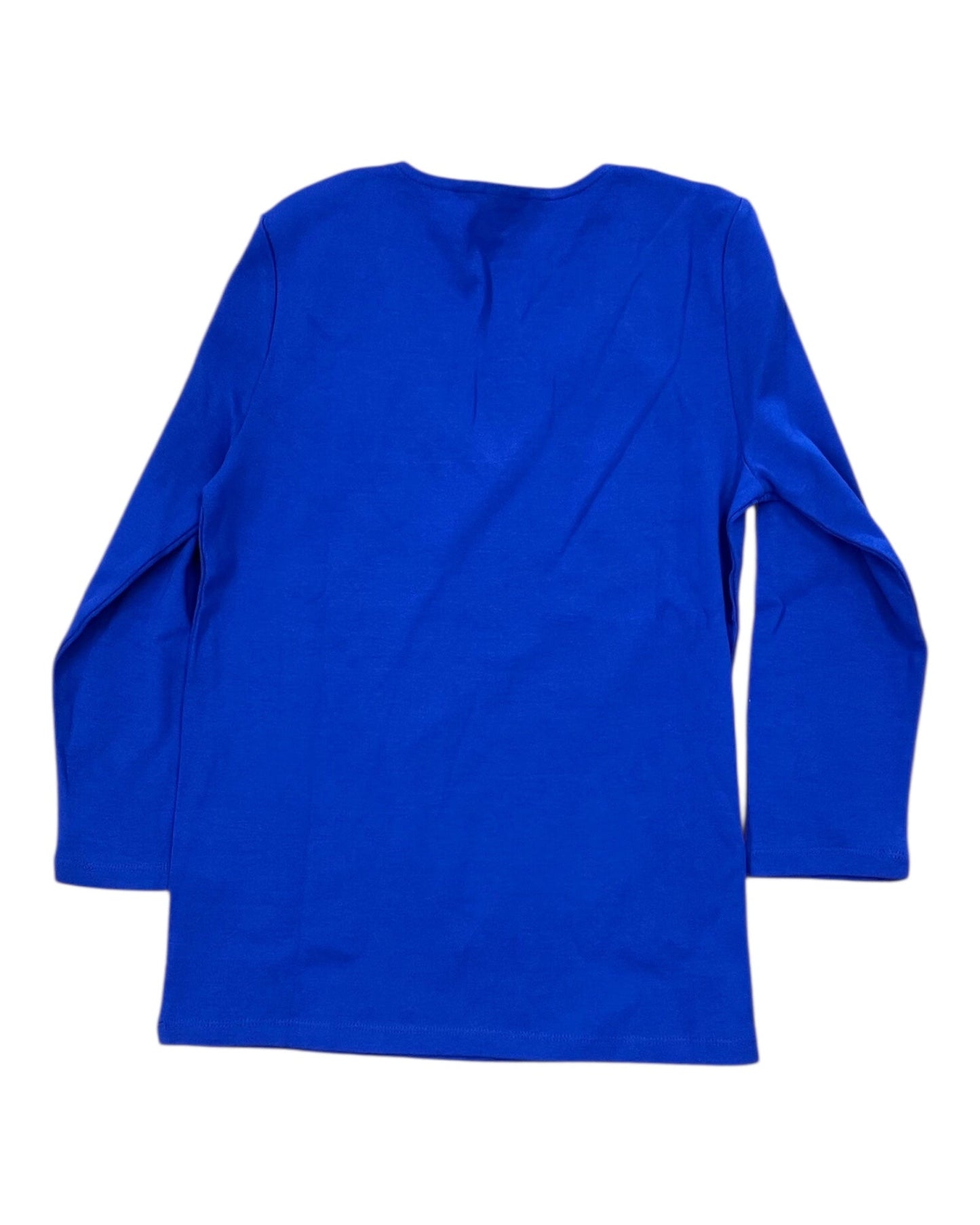 Top Ls By Rafaella In Blue, Size:S