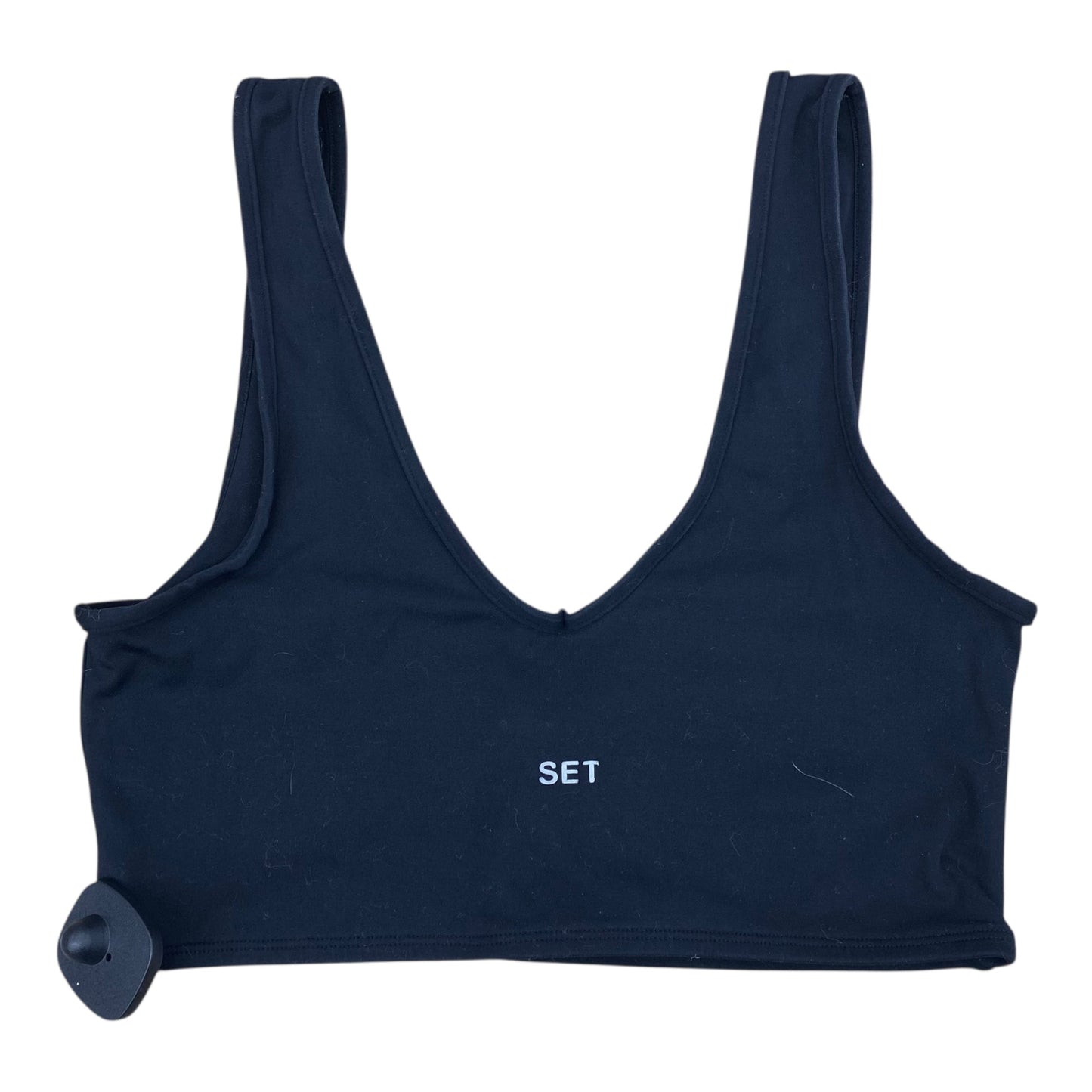Athletic Bra By Set Active In Black, Size:M