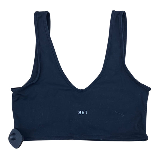 Athletic Bra By Set Active In Black, Size:M