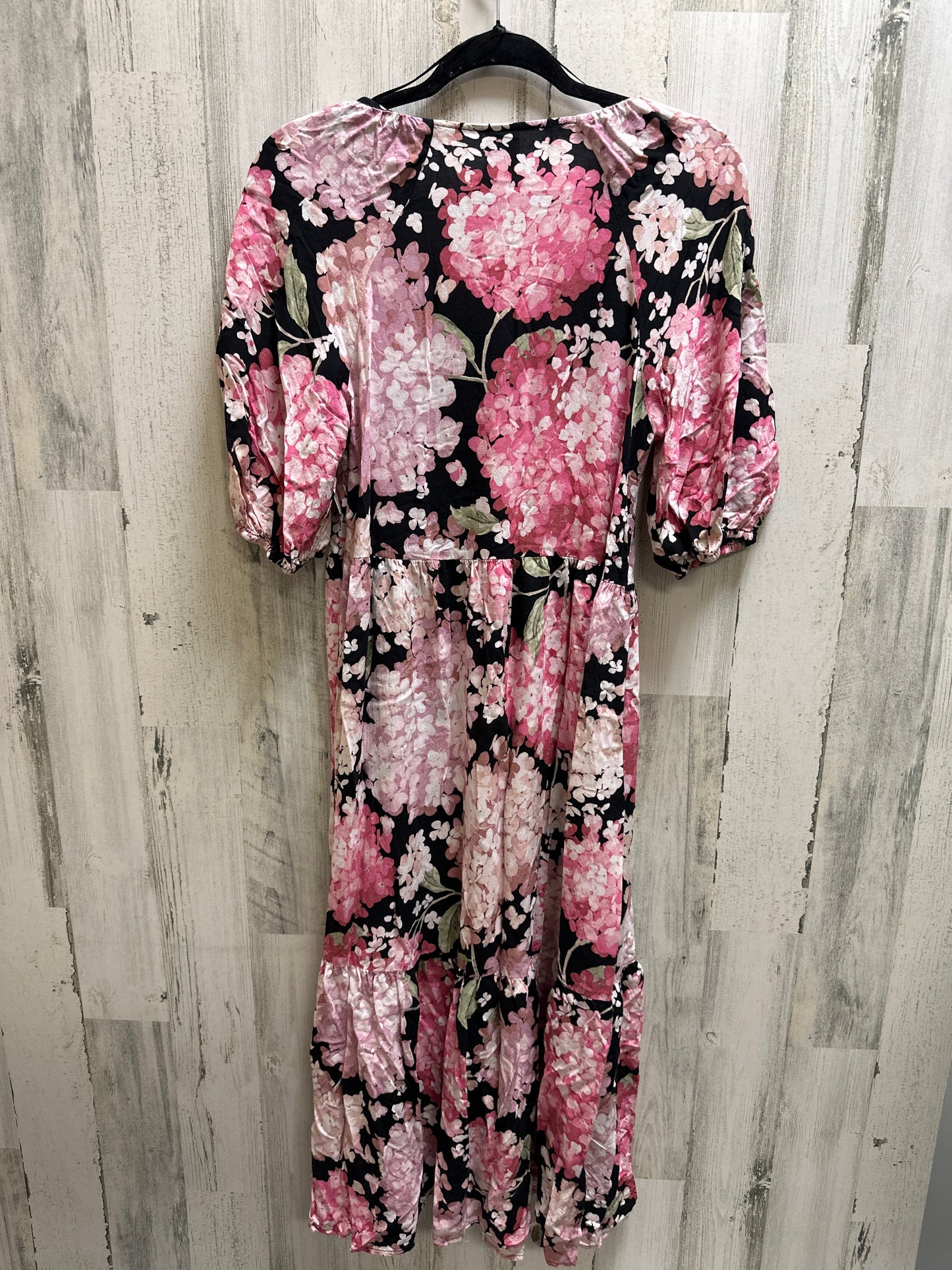Floral Print Dress Casual Midi H&m, Size Xs