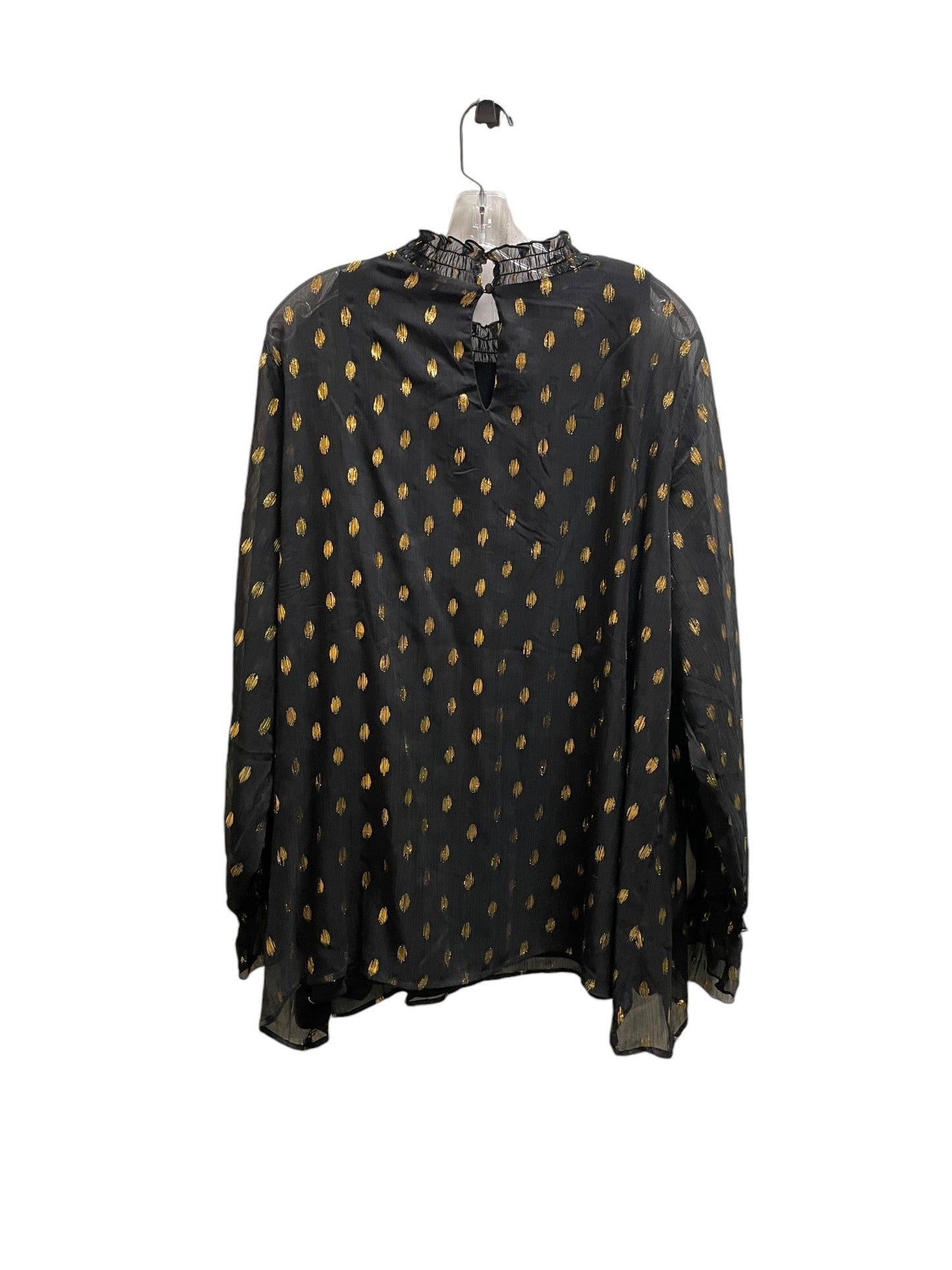 Top Long Sleeve By Lane Bryant In Black, Size: 22