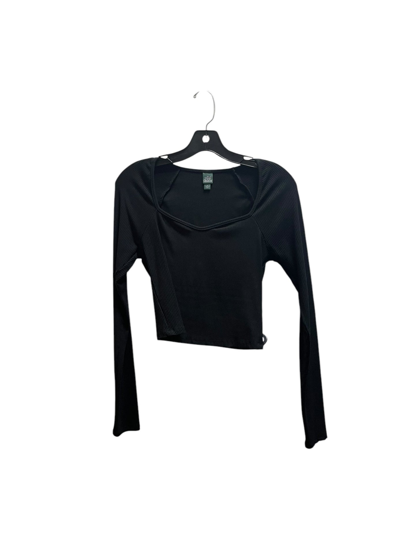 Top Long Sleeve Basic By Wild Fable In Black, Size: S