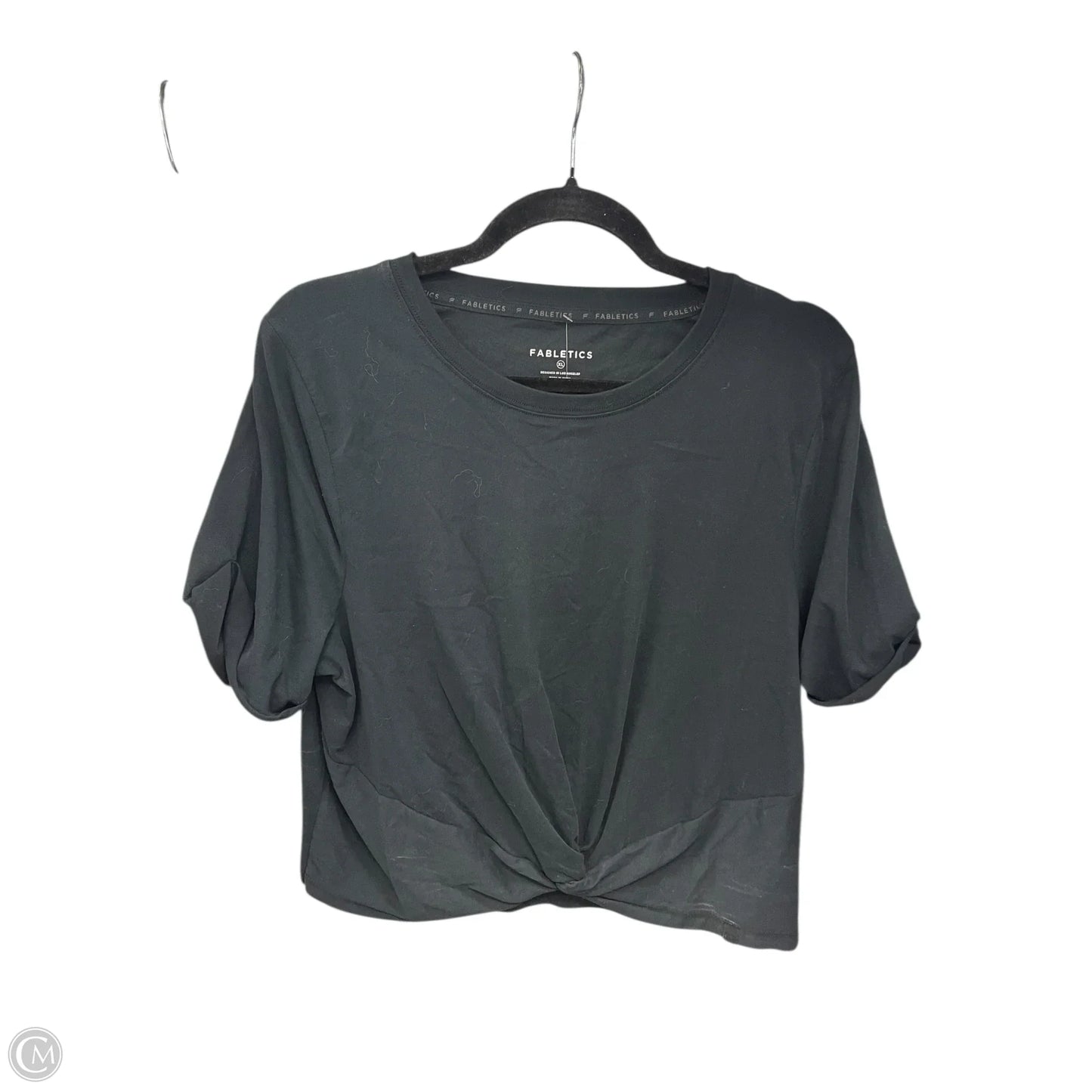 Top Short Sleeve Basic By Fabletics In Black, Size: Xl