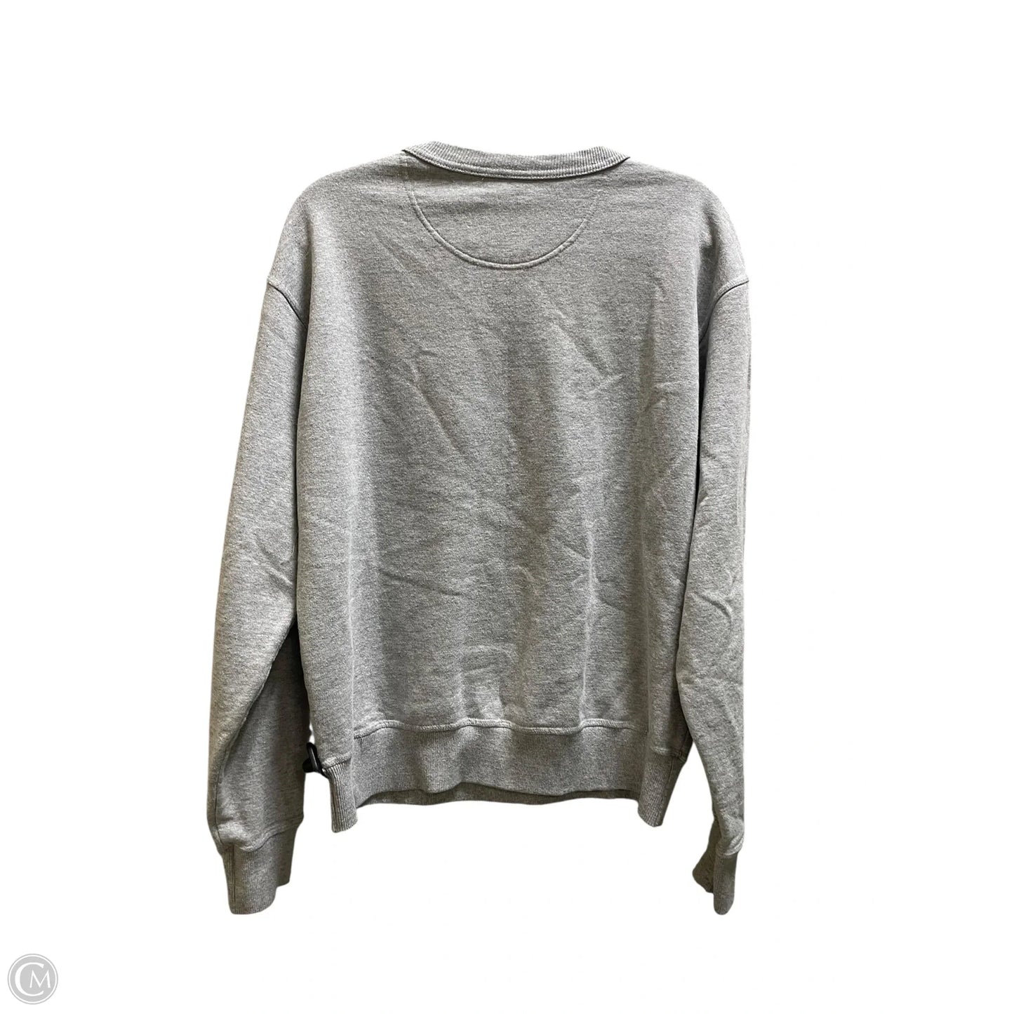 Athletic Sweatshirt Crewneck By Champion In Grey, Size: M