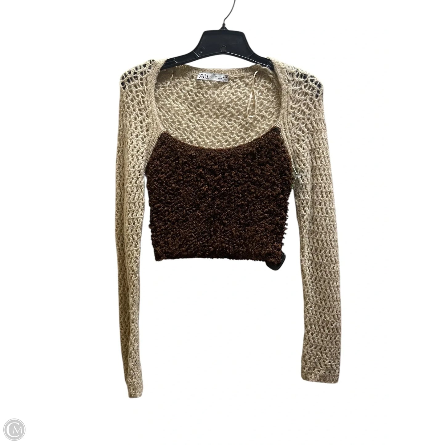 Sweater By Zara In Brown, Size: S