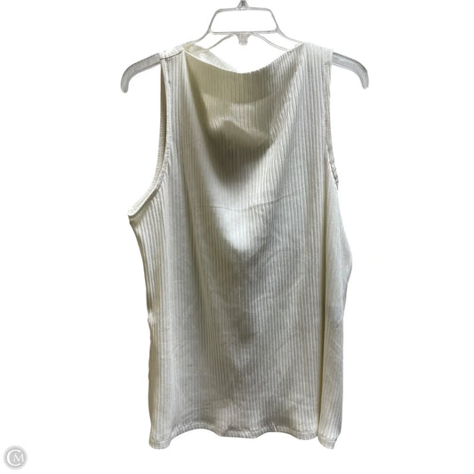 Top Sleeveless By Old Navy In White, Size: Xl