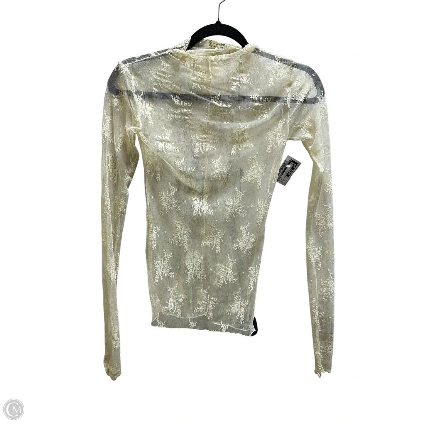 Top Long Sleeve By Free People In Cream, Size: Xs