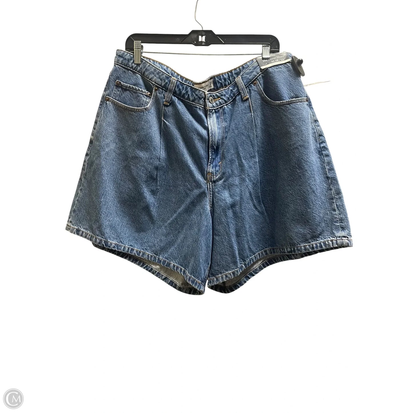 Shorts By Abercrombie And Fitch In Blue Denim, Size: 18