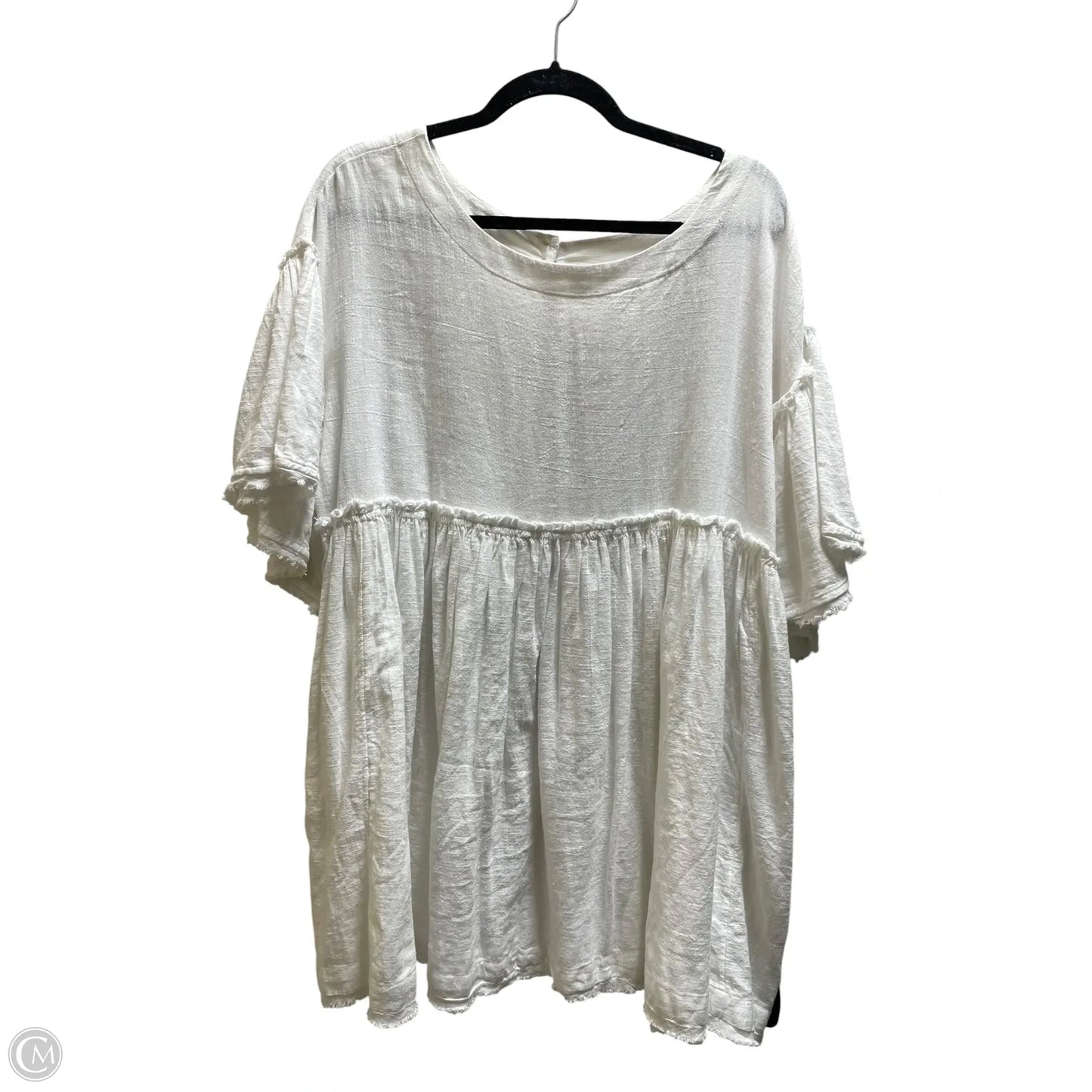 Top Short Sleeve By Free People In White, Size: M