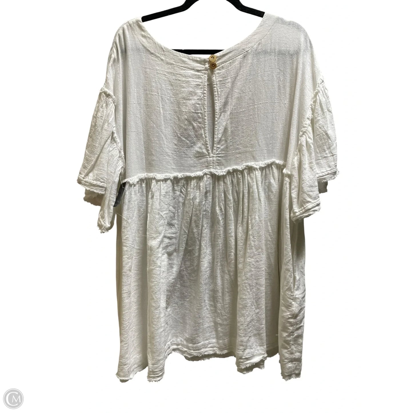 Top Short Sleeve By Free People In White, Size: M