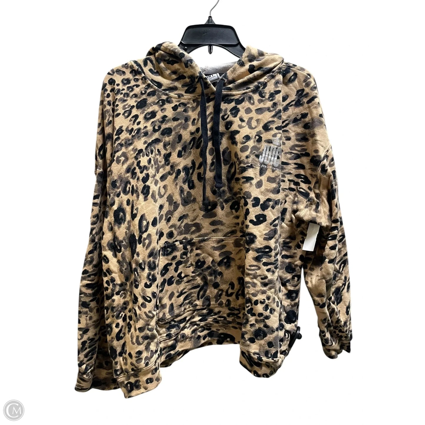 Sweatshirt Hoodie By Juicy Couture In Animal Print, Size: 2x