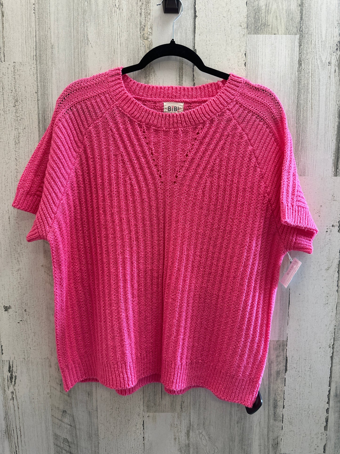 Pink Top Short Sleeve Bibi, Size M