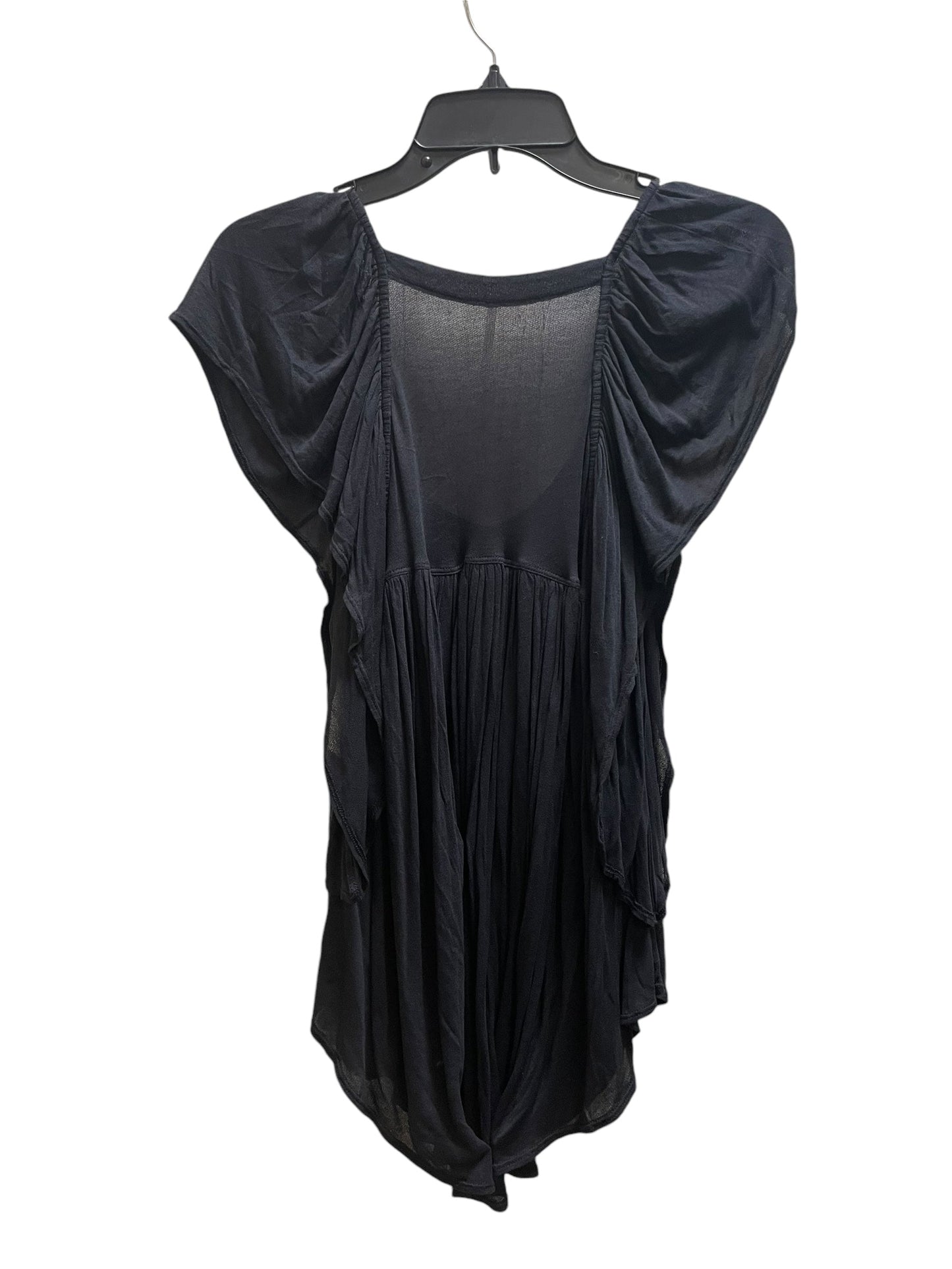 Top Short Sleeve By Free People In Black, Size: Xs