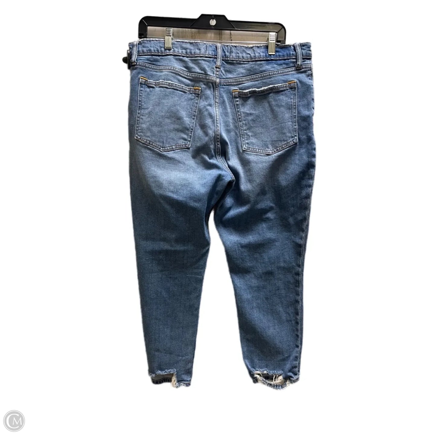 Jeans Skinny By Abercrombie And Fitch In Blue Denim, Size: 14