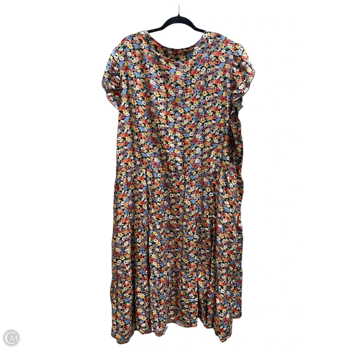 Dress Casual Short By Bloomchic In Floral Print, Size: 4x