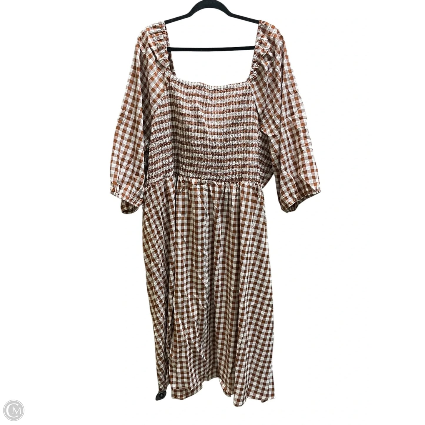 Dress Casual Short By Bloomchic In Brown, Size: 4x