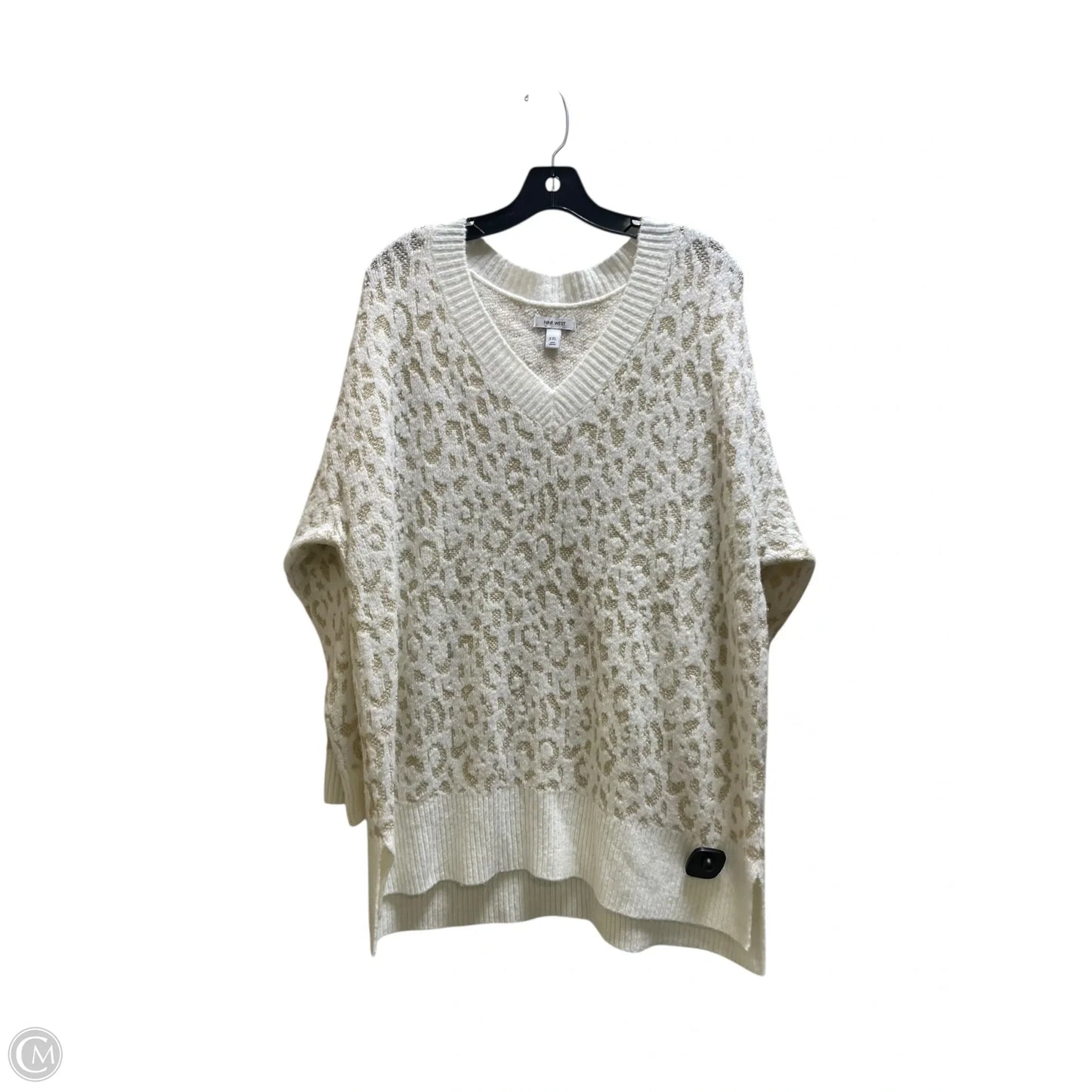 Sweater By Nine West In Gold, Size: 1x