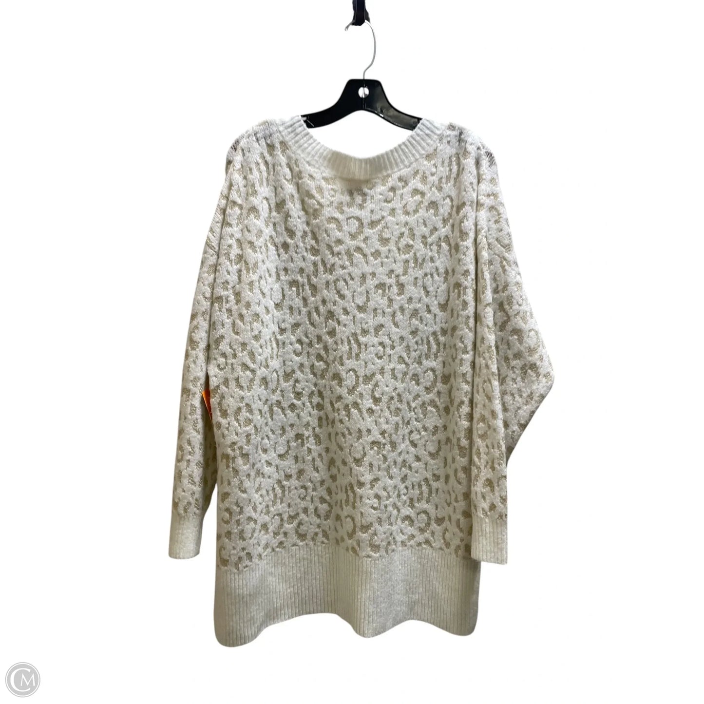 Sweater By Nine West In Gold, Size: 1x