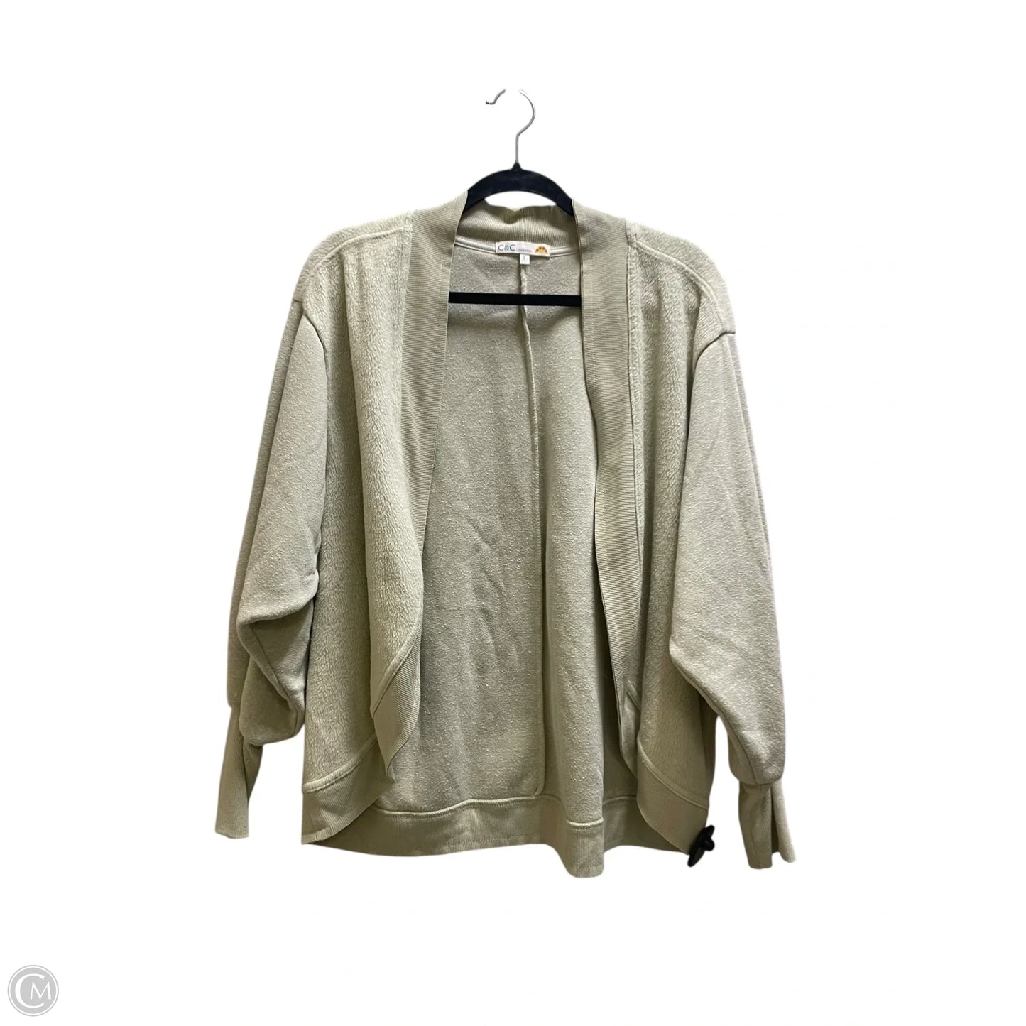 Sweater Cardigan By C And C In Green, Size: S