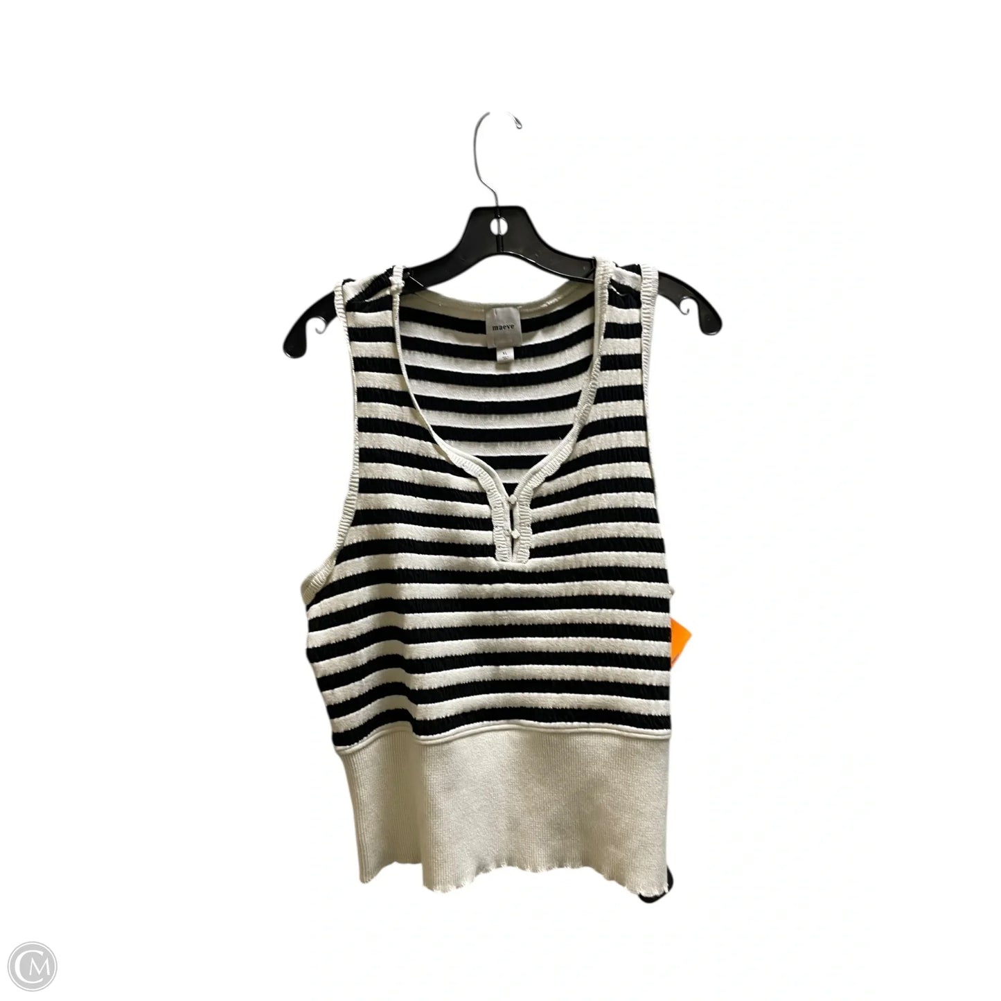Top Sleeveless By Maeve In Black, Size: Xl
