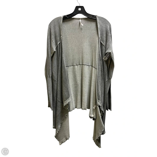 Sweater Cardigan By Free People In Green, Size: M