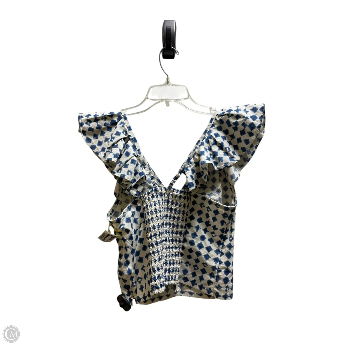 Top Sleeveless By Madewell In Blue, Size: 4