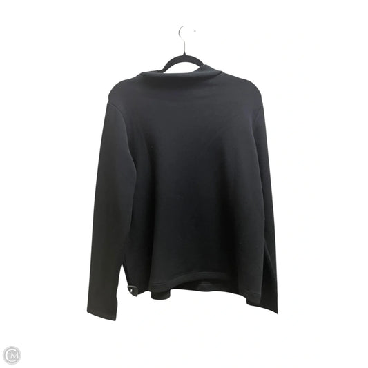 Top Long Sleeve By Spanx In Black, Size: L