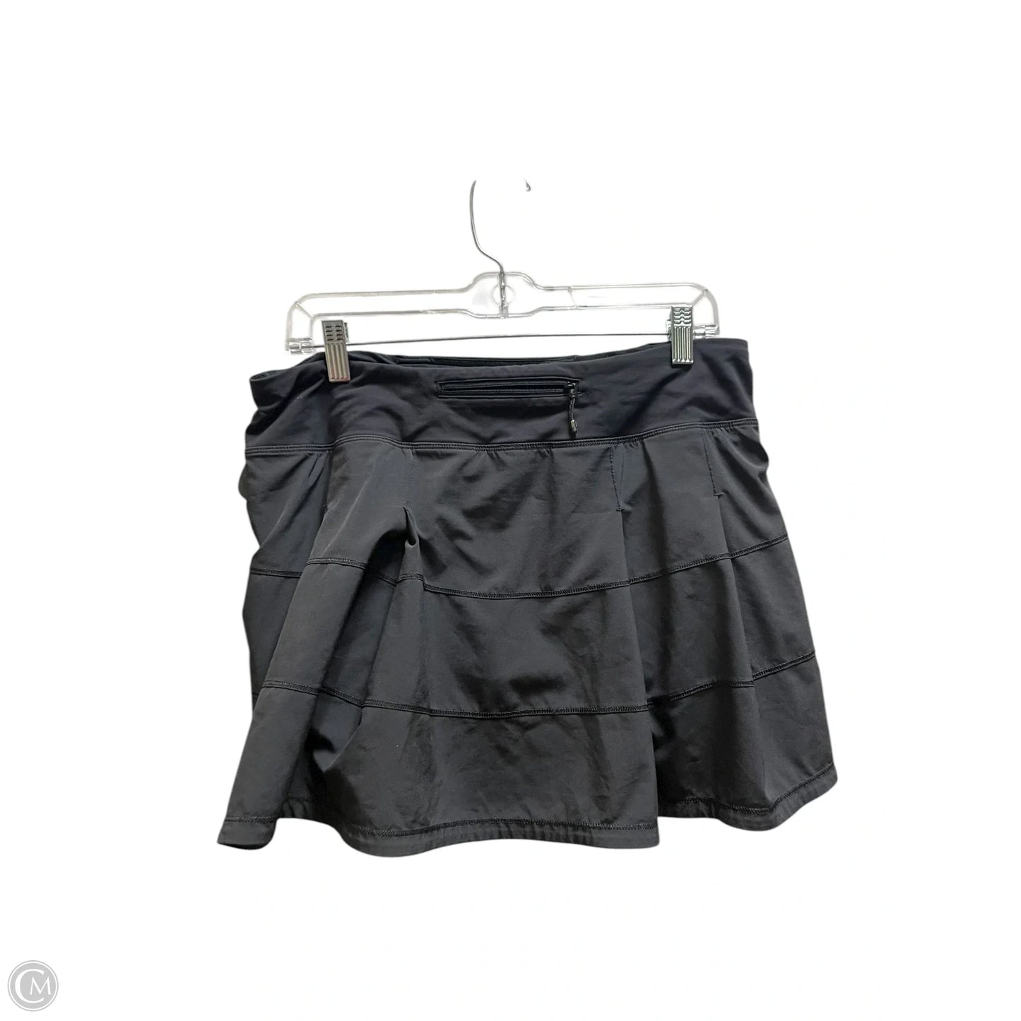 Athletic Skirt By Lululemon In Black, Size: 10