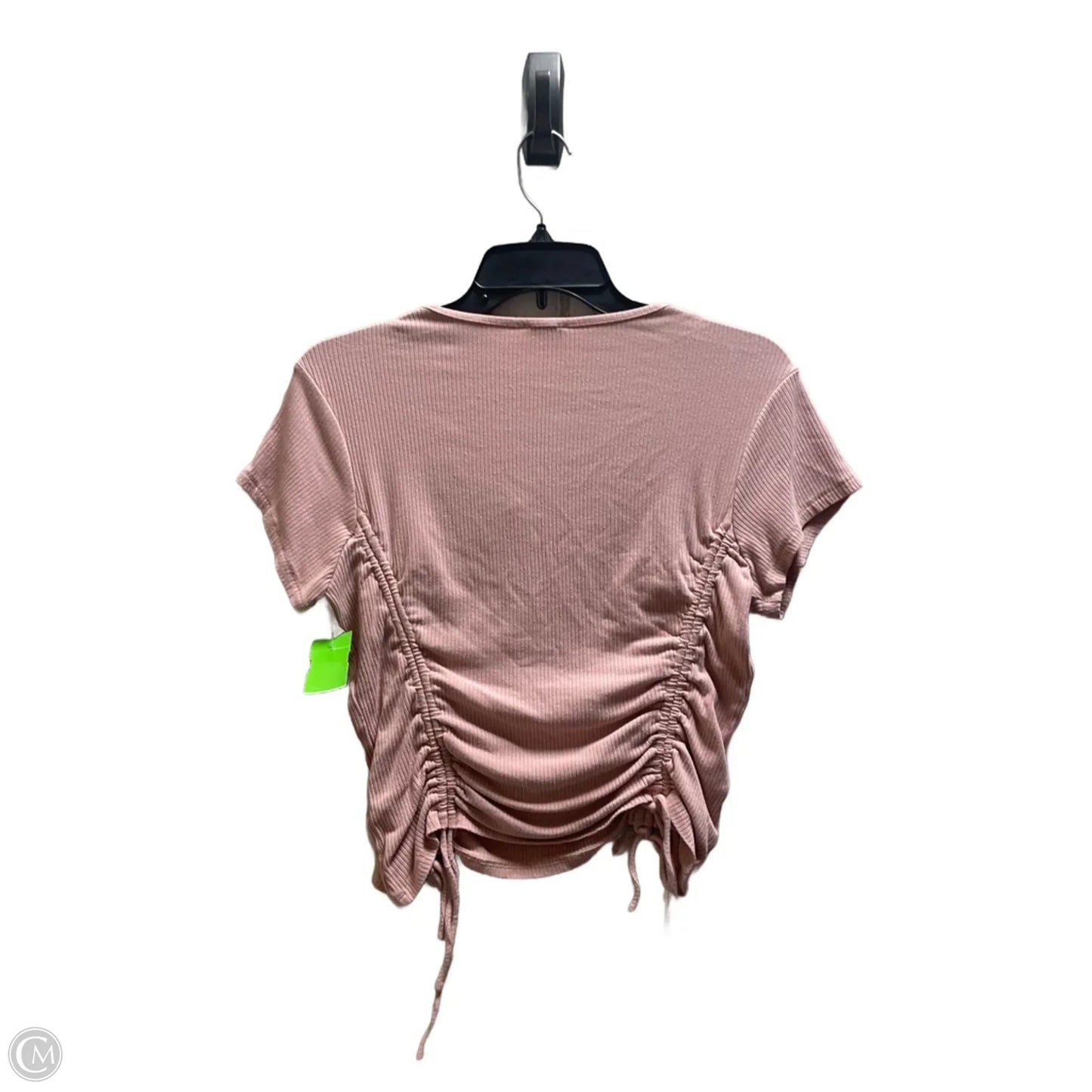 Top Short Sleeve By Free People In Pink, Size: L