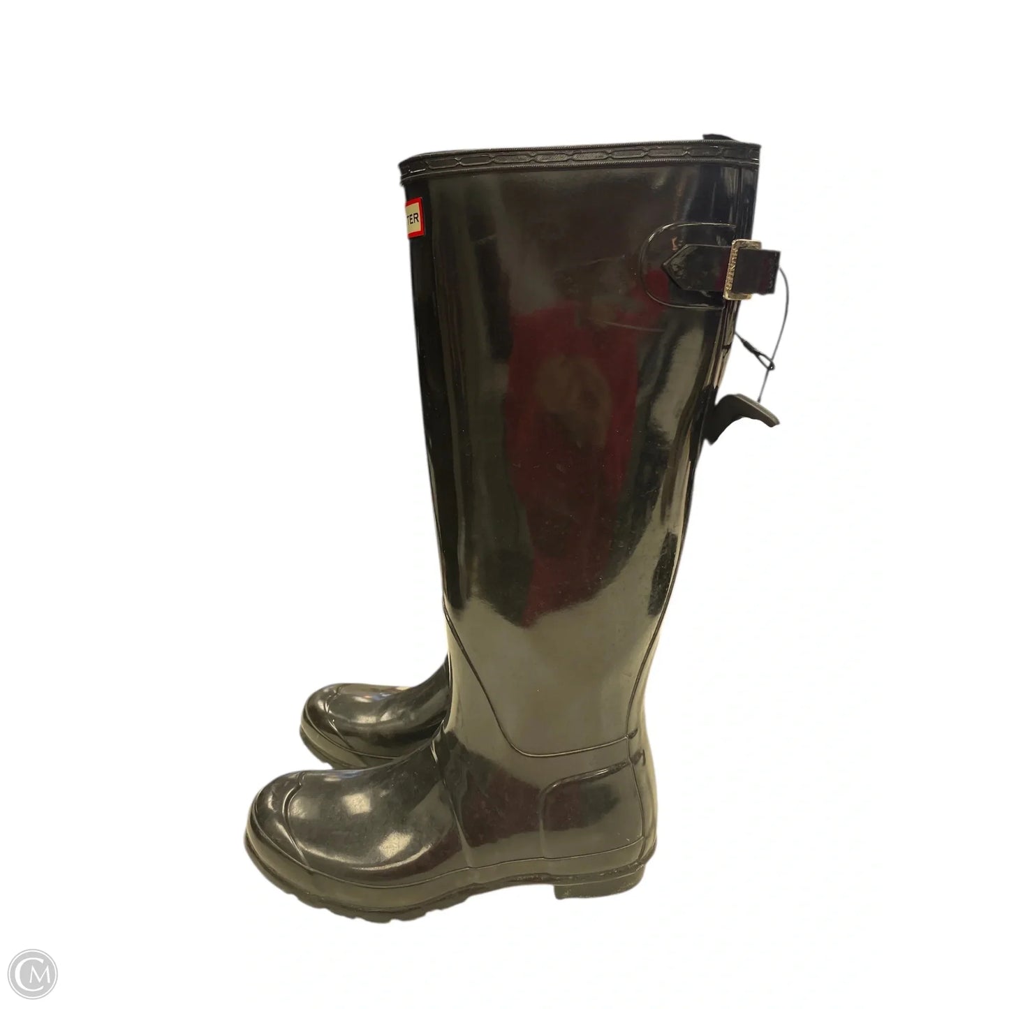 Boots Knee Flats By Hunter In Black, Size: 8