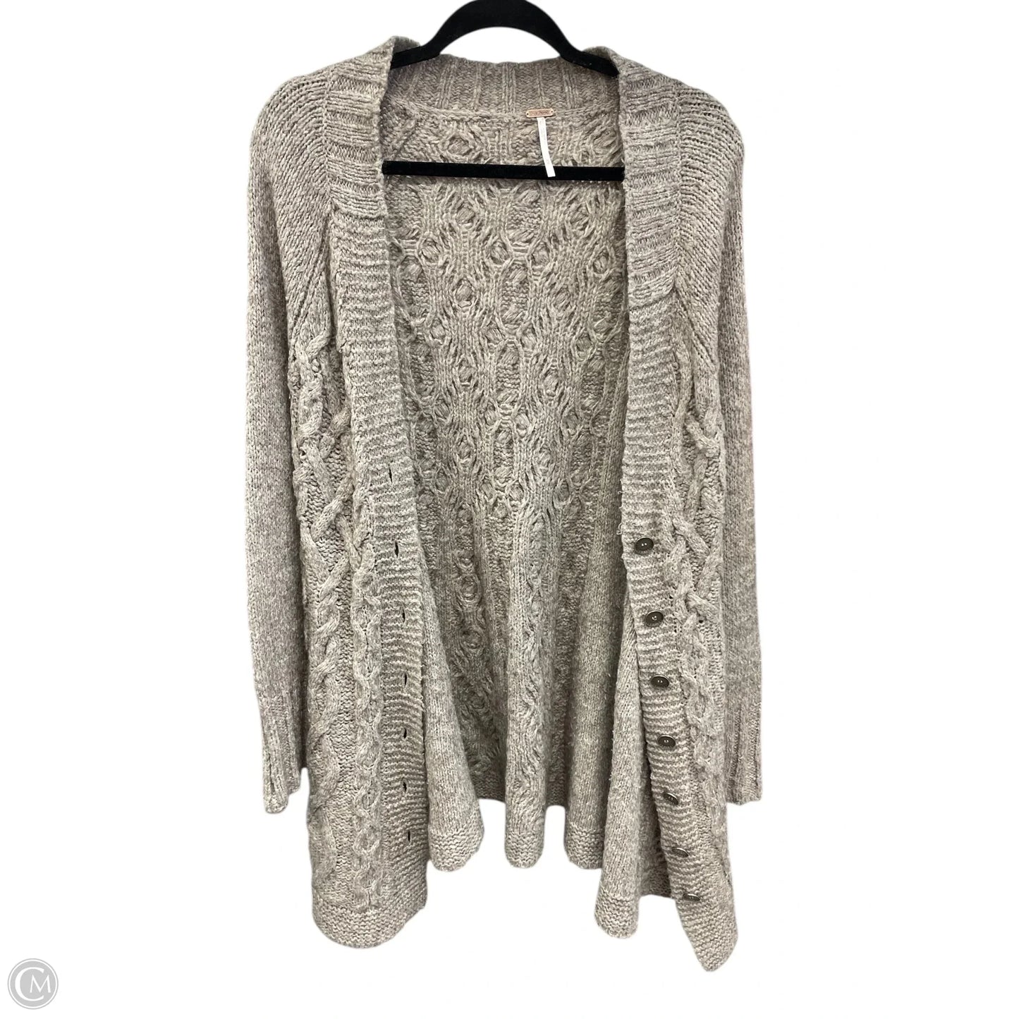 Sweater Cardigan By Free People In Brown, Size: M