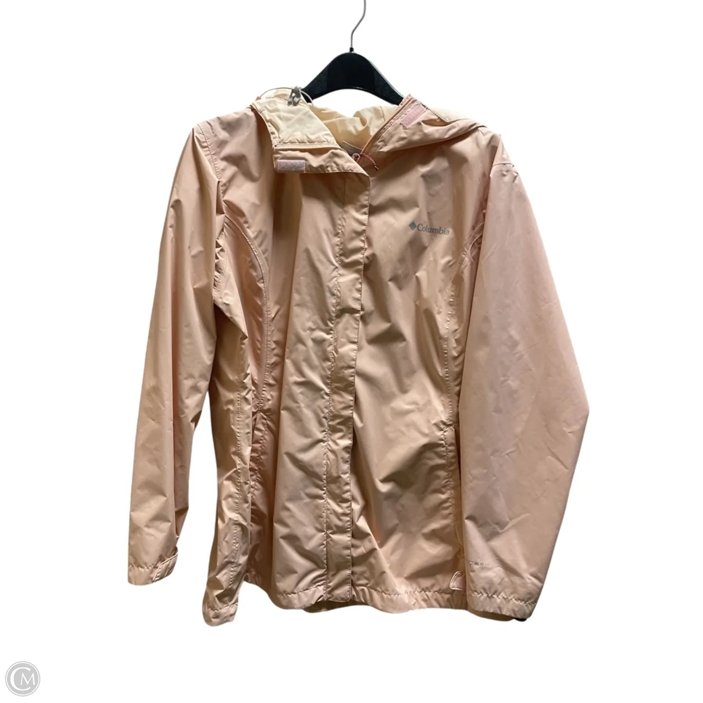 Jacket Windbreaker By Columbia In Pink, Size: 1x