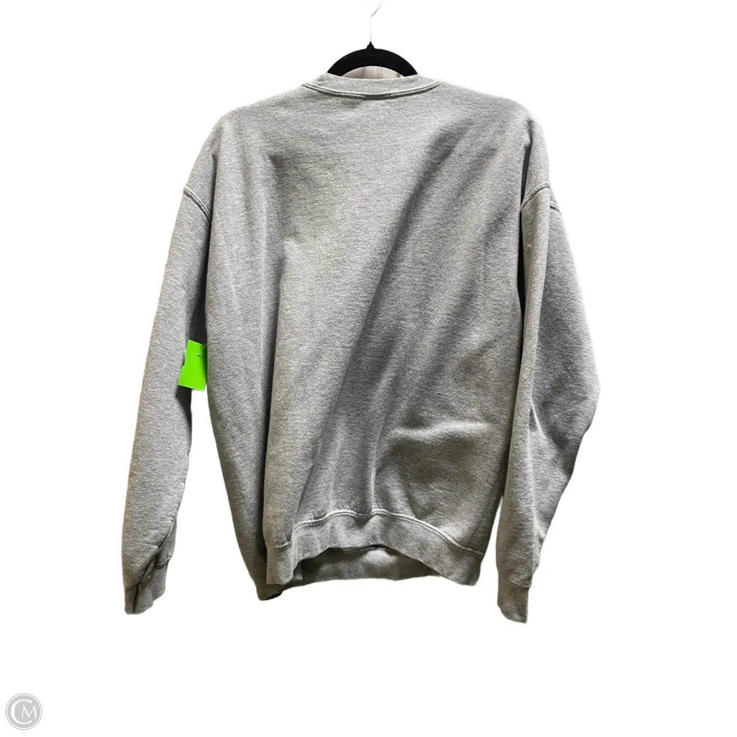 Sweatshirt Crewneck By Clothes Mentor In Grey, Size: L