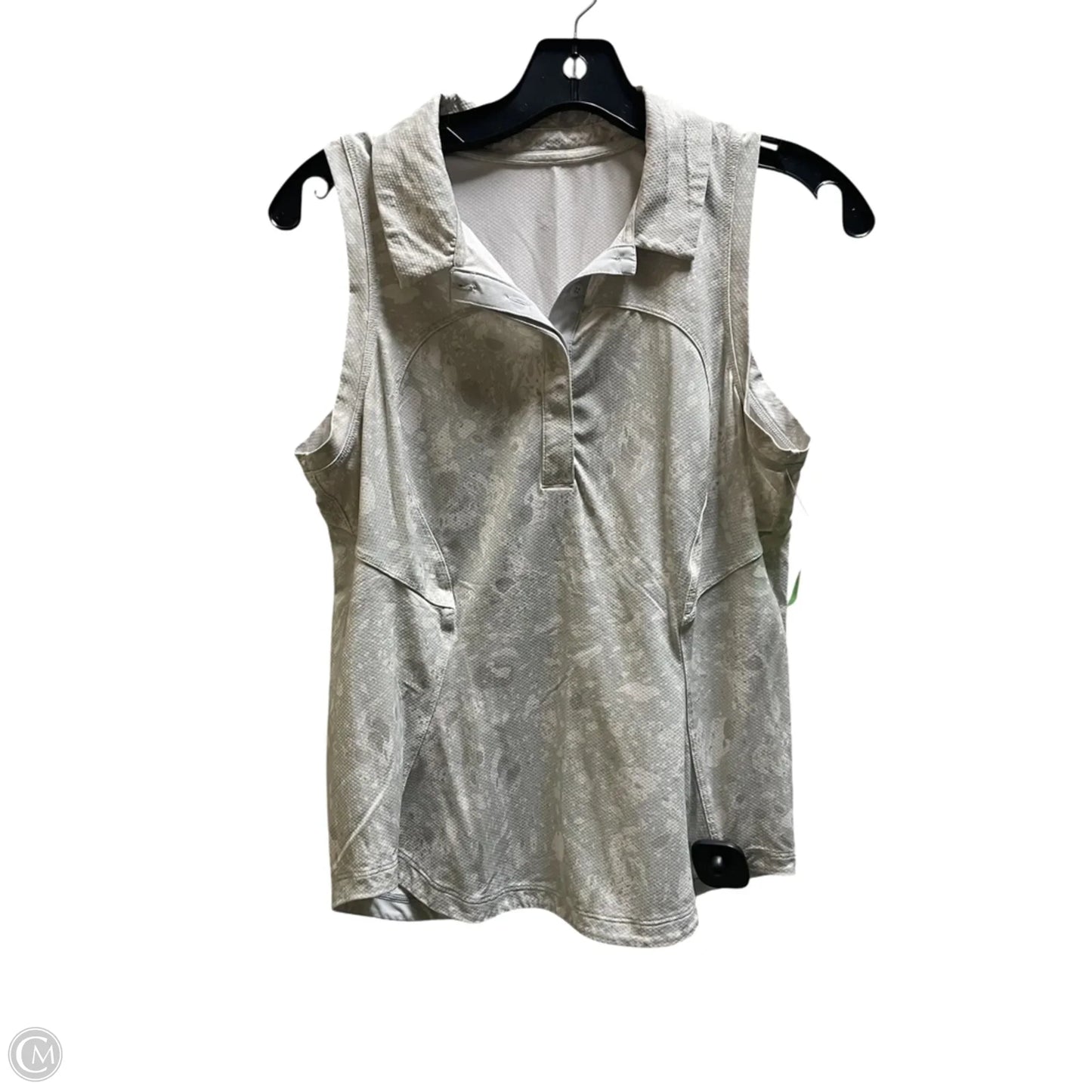 Athletic Tank Top By Lululemon In Green, Size: M