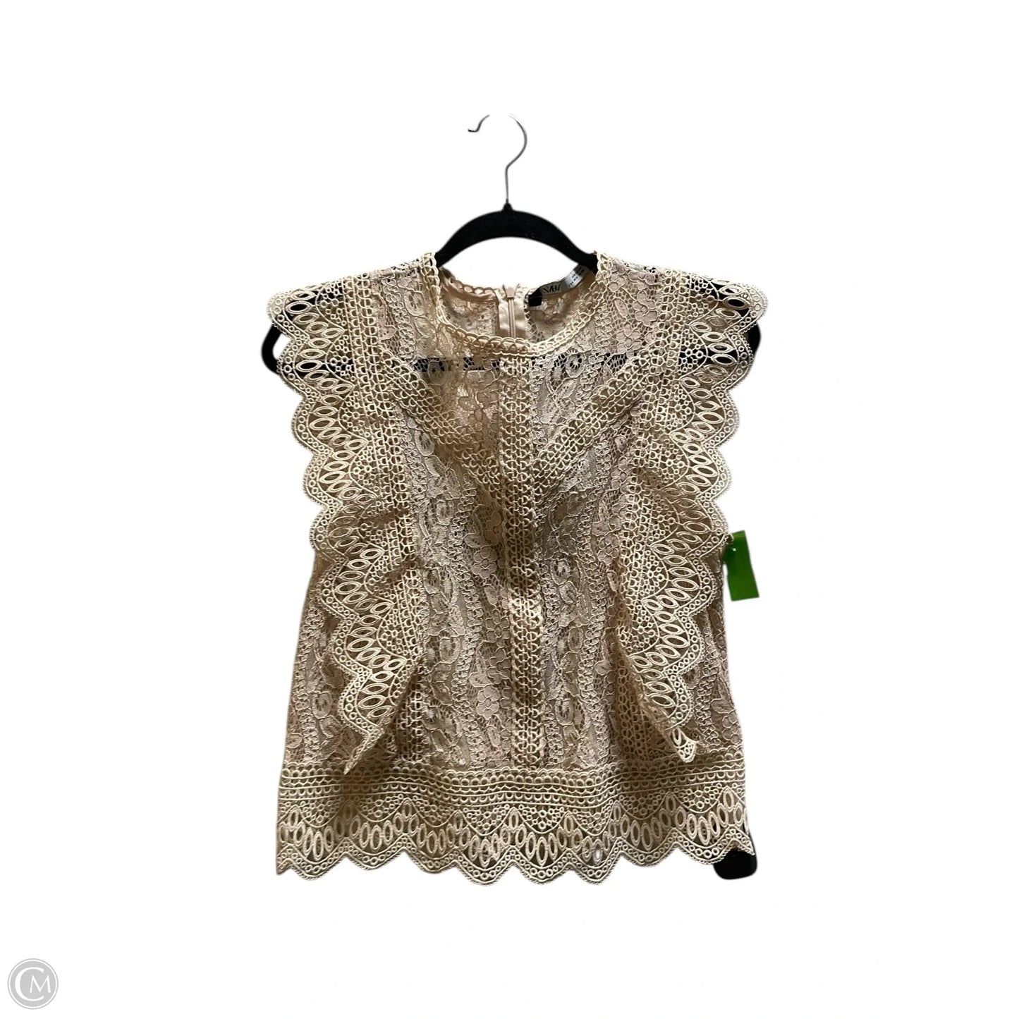 Top Sleeveless By Zara In Pink, Size: M