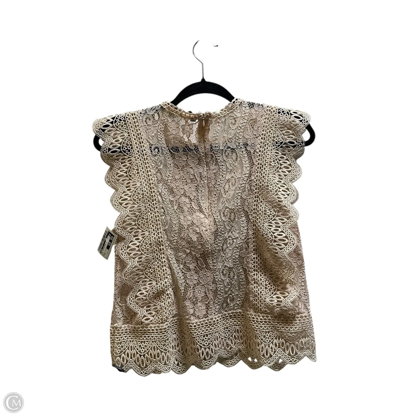 Top Sleeveless By Zara In Pink, Size: M