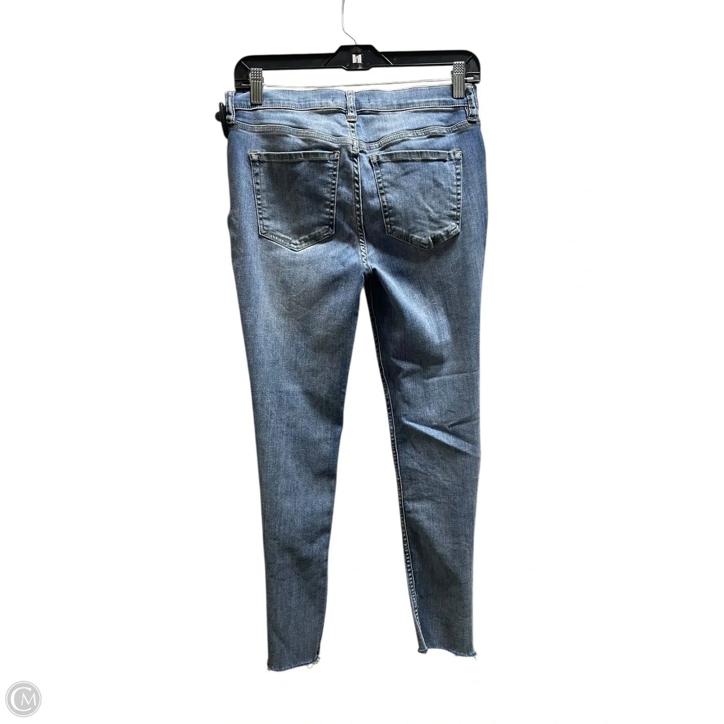 Jeans Skinny By Free People In Blue Denim, Size: 6