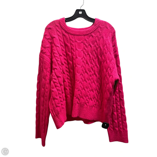 Sweater By A New Day In Pink, Size: Xxl