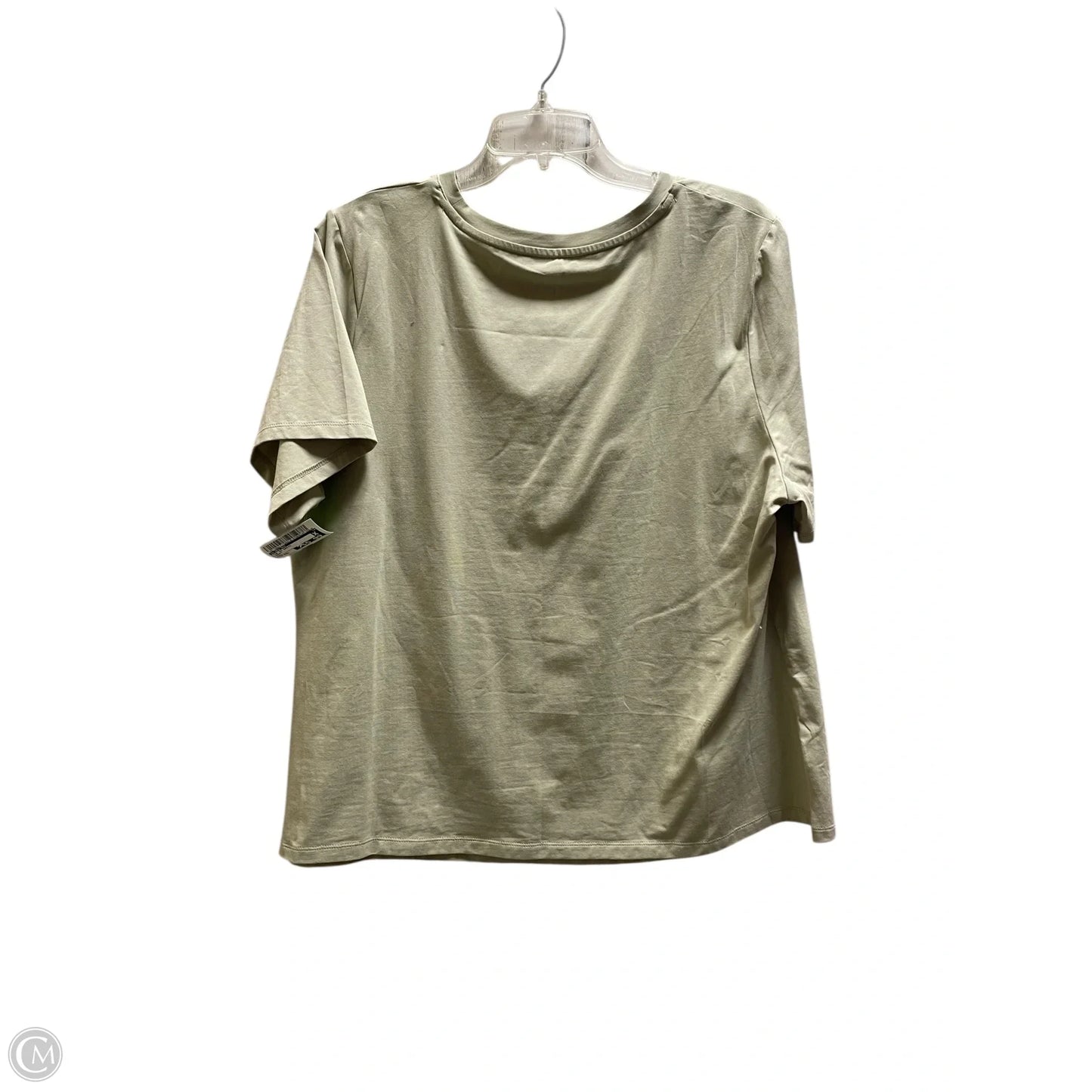 Top Short Sleeve Basic By A New Day In Green, Size: Xxl
