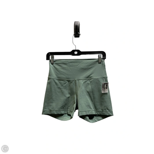 Athletic Shorts By Lululemon In Green, Size: 8
