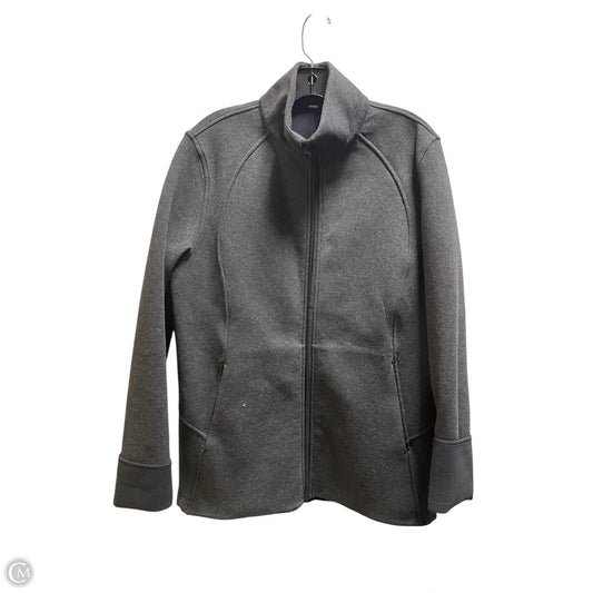 Athletic Jacket By Lululemon In Grey, Size: Xl