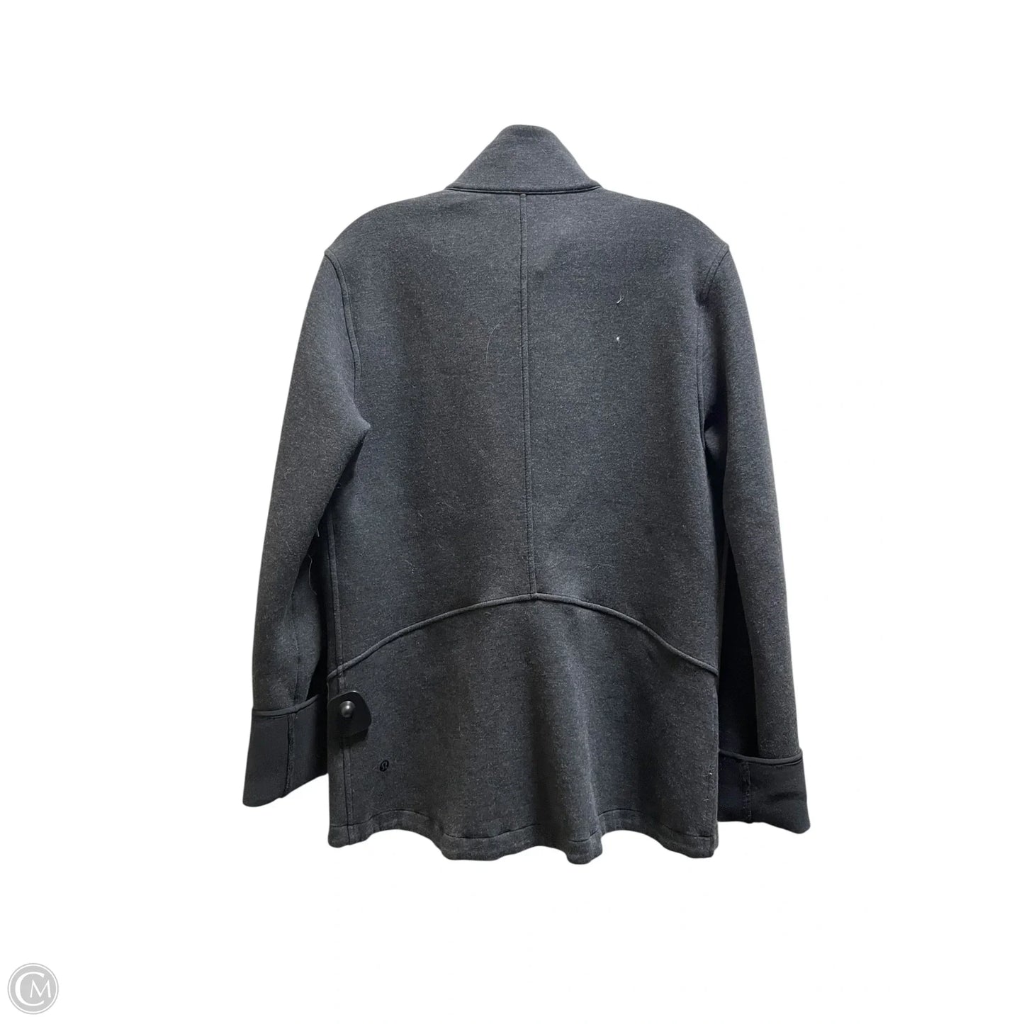 Athletic Jacket By Lululemon In Grey, Size: Xl
